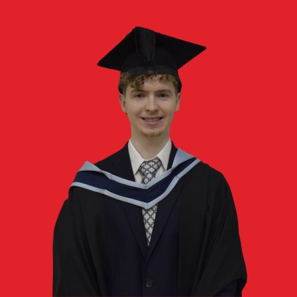 Graduate in robes