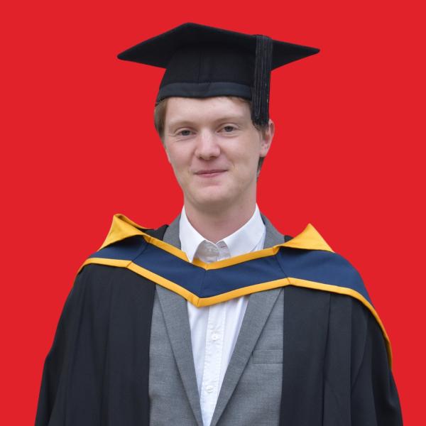 Graduate in robes