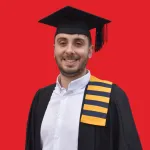 Graduate in robes