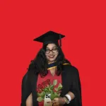 Graduate in robes