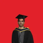 Graduate in robes