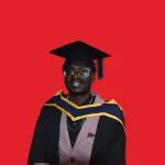 Graduate in robes