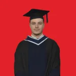 gradudate in robe