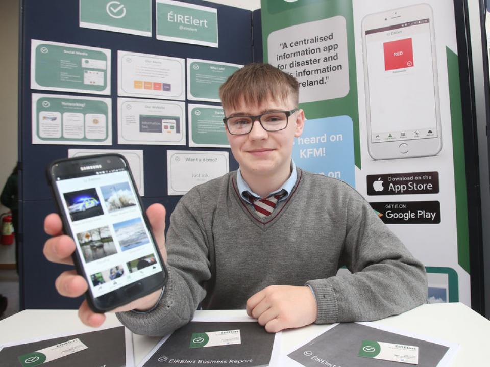 Young entrepreneurs impress the judges as Kildare student's emergency