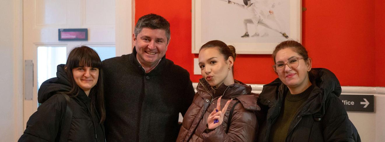 People smiling for a group photo at Griffith College Induction 2026