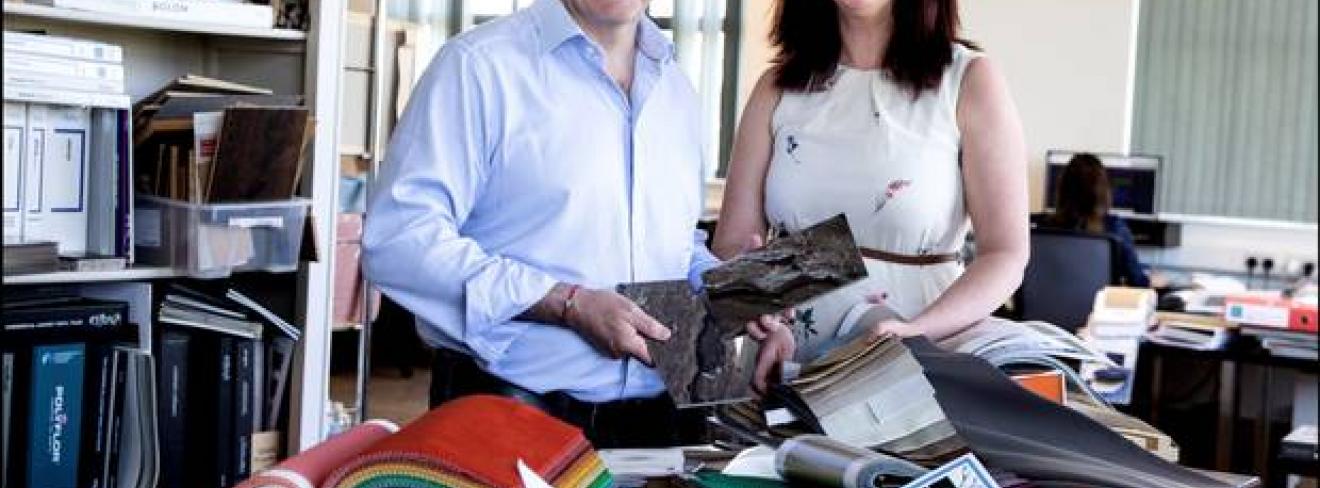 Sean Gallagher with Audrey Gaffney of Audrey Gaffney and Associates. Photo: David Conachy/Irish Independent