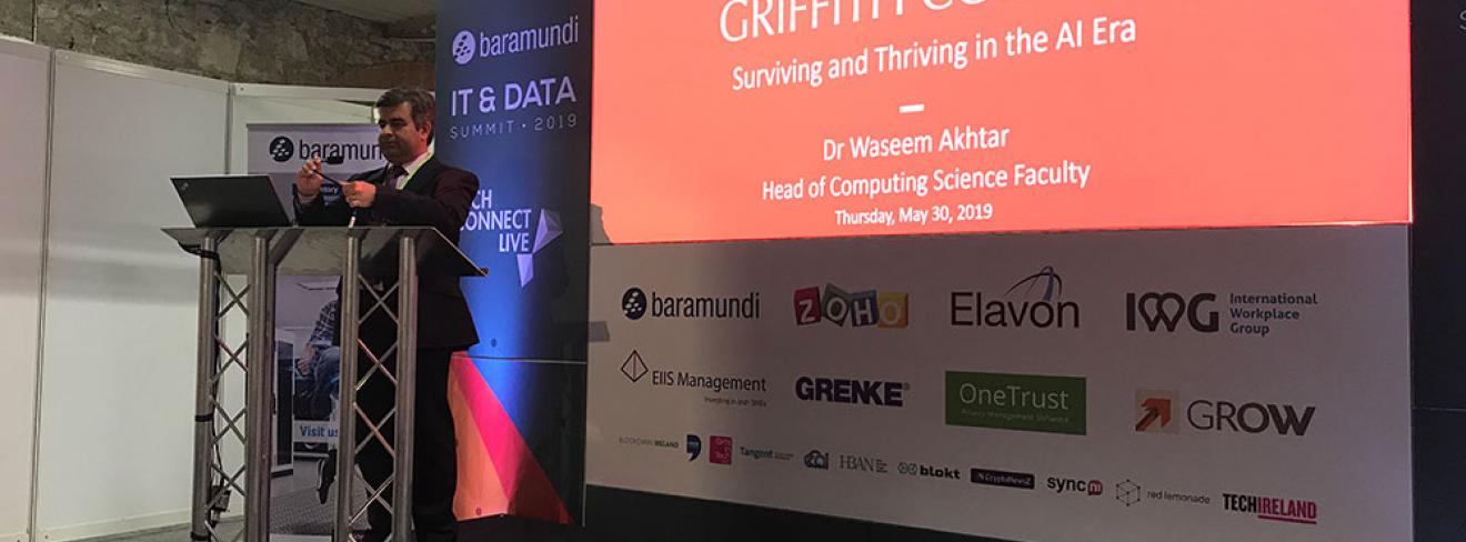The theme of Dr Akhtar's talk at the IT &amp; Data Summit was Artificial Intelligence