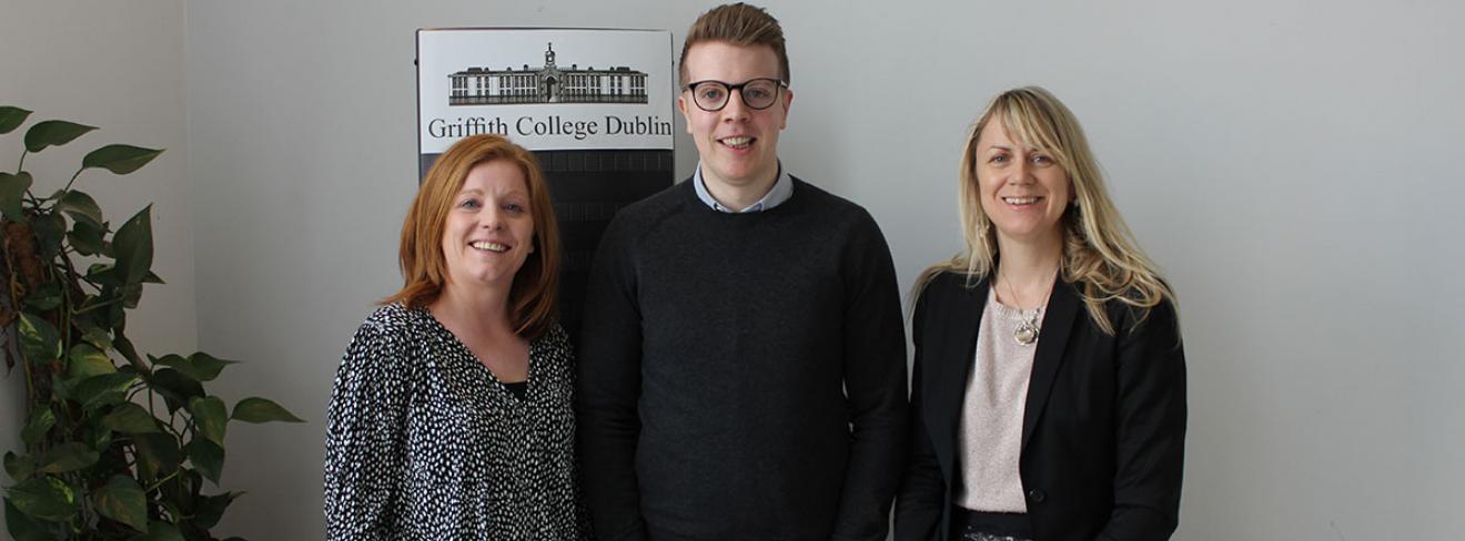 Graduate of Griffith College Shane O’Leary returned to the college to give insight to students sitting the MSc in global Brand Management