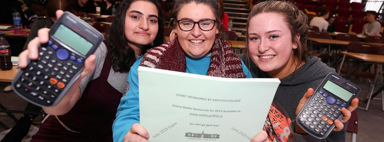 Maths Revision at Griffith College. Photo Credit: Conor McCabe