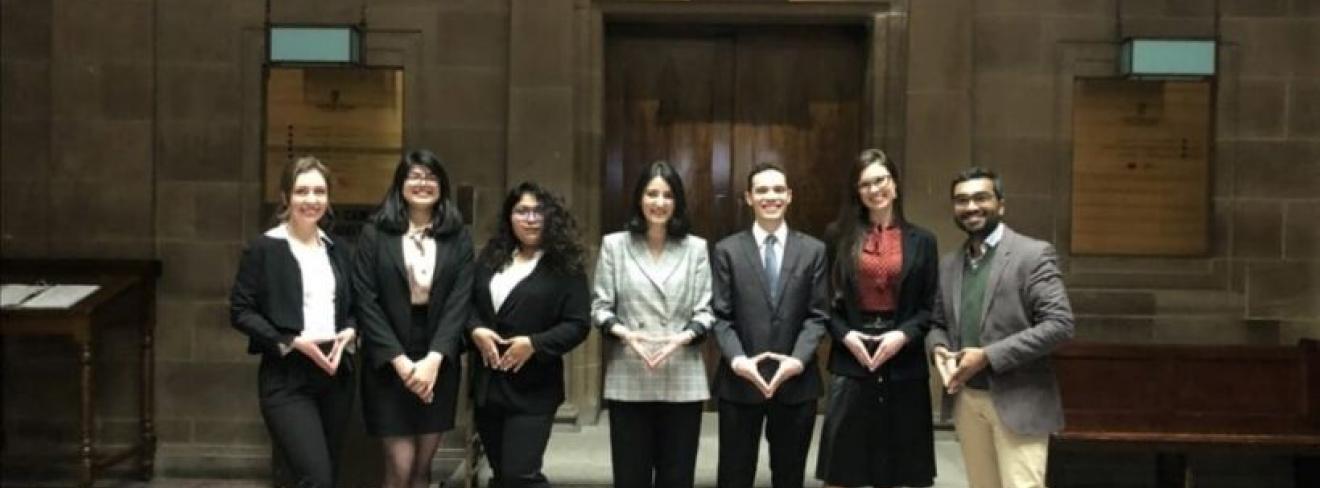 Griffith students and lecturers at the Jessup Competition
