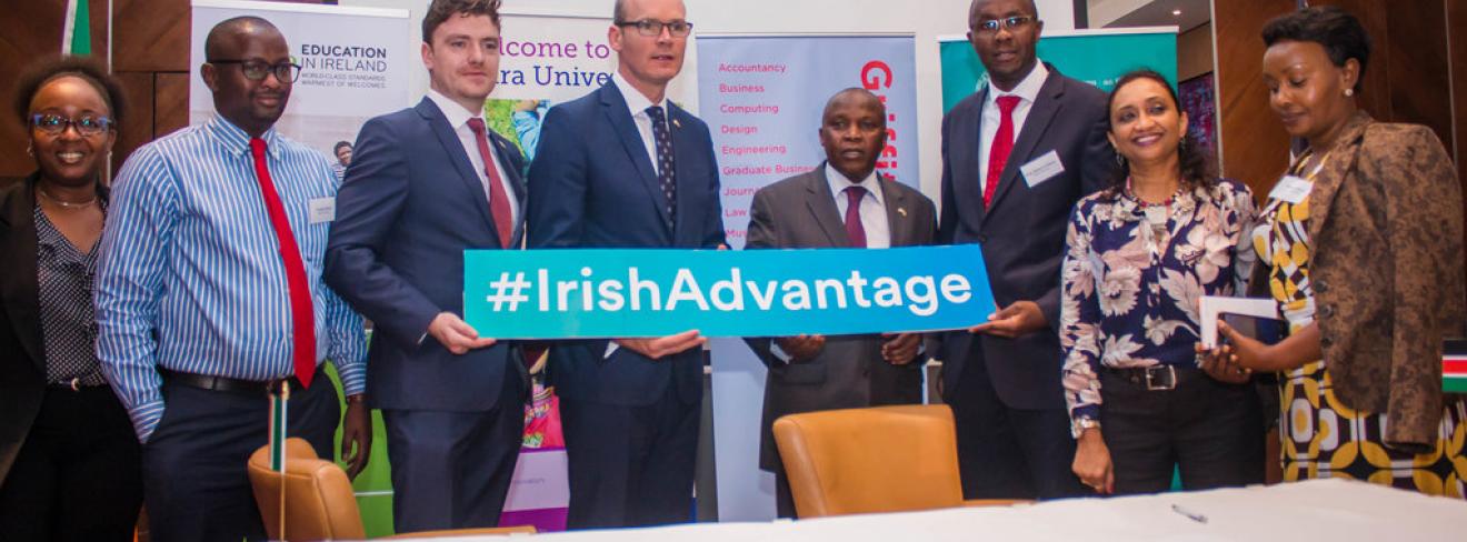 Simon Coveney at Riara University